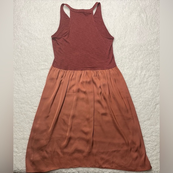 Dolan Left Coast x Anthropologie Coral Orange Fabiana Knit Dress Size Small - Picture 3 of 6